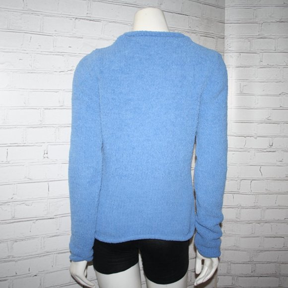 🔷🧶❄️ Basic Editions Fuzzy Sweater · Size Small - Picture 3 of 5